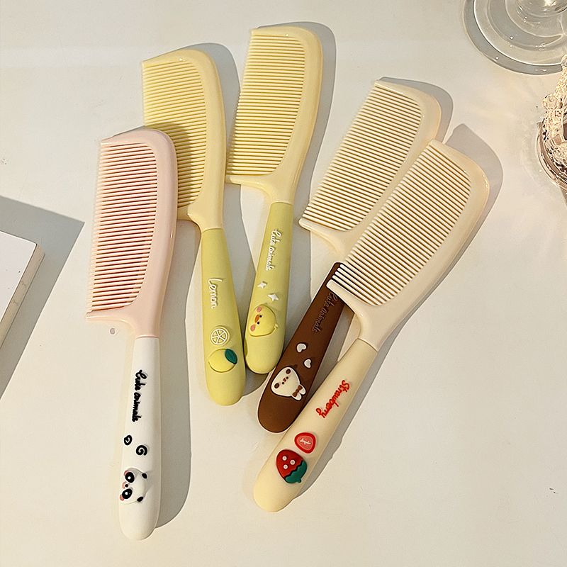 High-value cute comb home anti-static straight hair comb fine-tooth makeup comb portable ladies long hair hairdressing comb