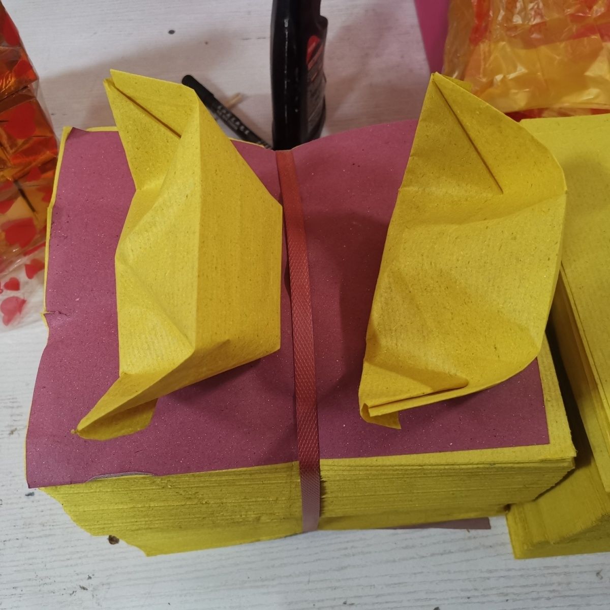 黄表纸可叠元宝—厂家直销—可批发