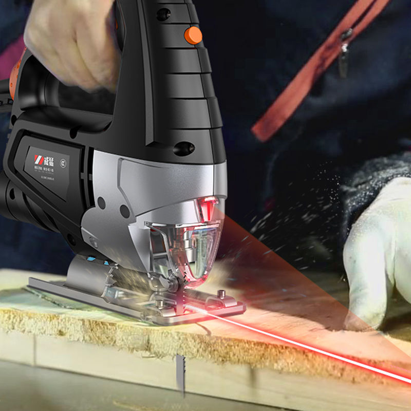 威猛电动曲线锯家用小型多功能切割机木工电锯手持拉花线锯木板