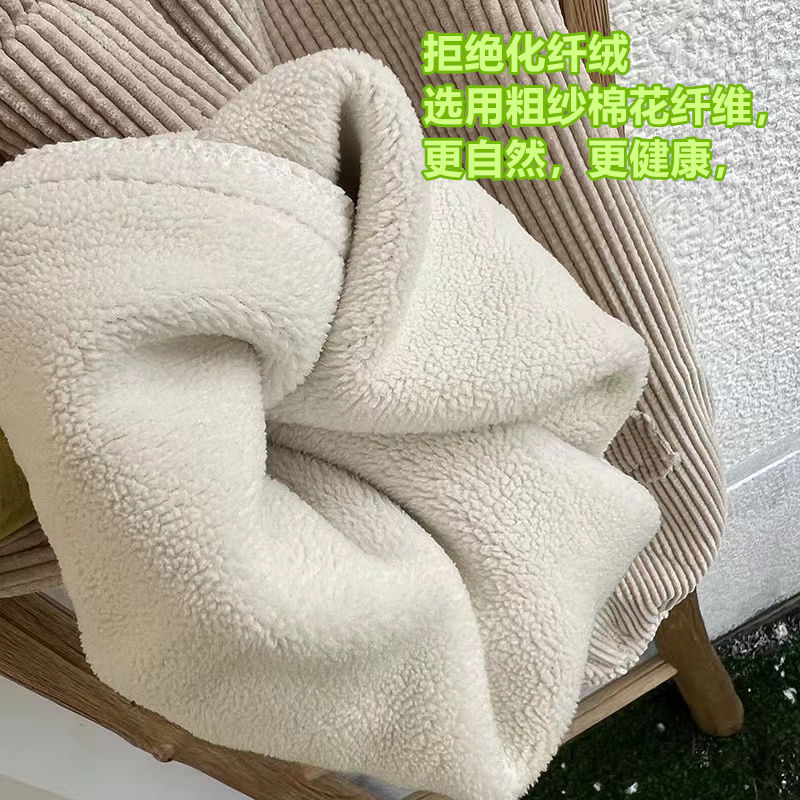 儿童加绒裤子新款欧棉绒冬季男女小童保暖休闲裤韩版男童加厚冬裤