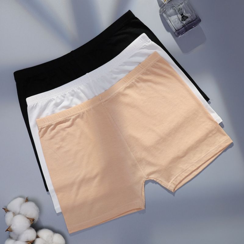 Modal comfortable leggings cotton thin shorts three-point pants girl students anti-light safety pants women