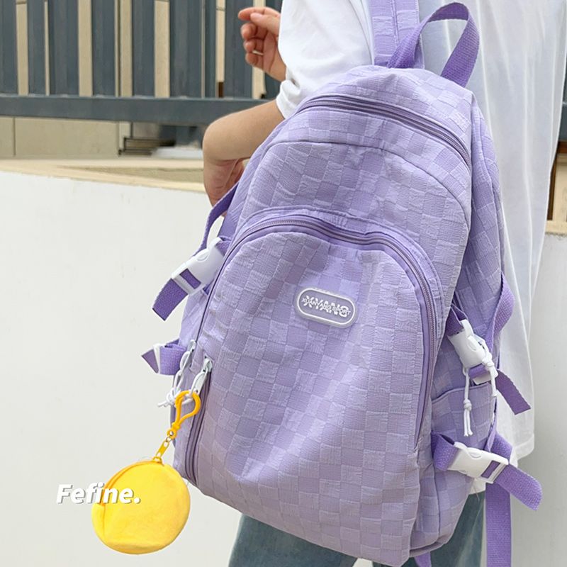 Schoolbag female college students, middle school students, girls, large-capacity campus backpack design sense, niche autumn and winter Japanese backpack