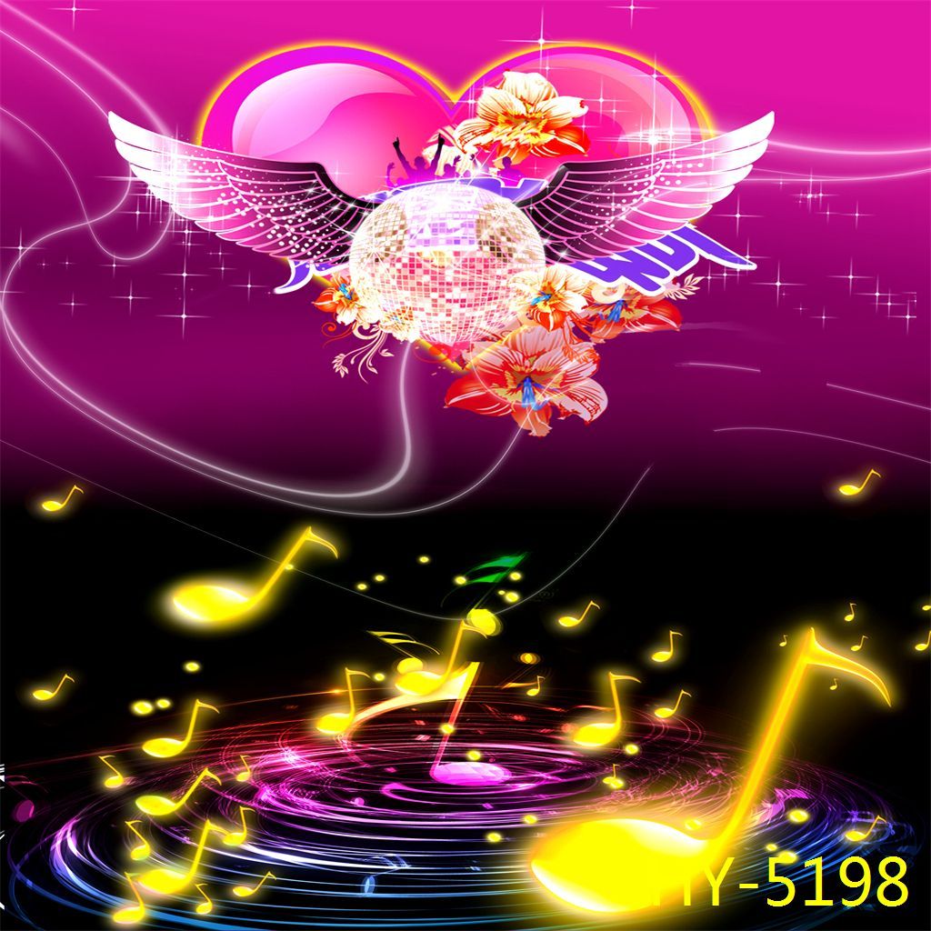 新款网红背景布拍照直播主播直播间背景墙舞台音乐喊麦唱歌跳舞3d