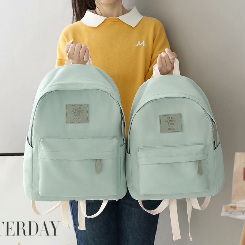 Harajuku style schoolbag female Korean version high school travel backpack male junior high school student ins Japanese large capacity durable backpack