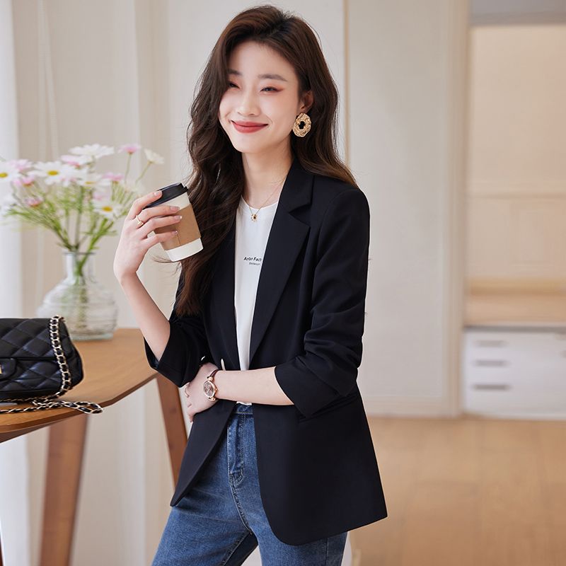 Off-white blazer women's  spring new style this year's popular small casual short small suit jacket