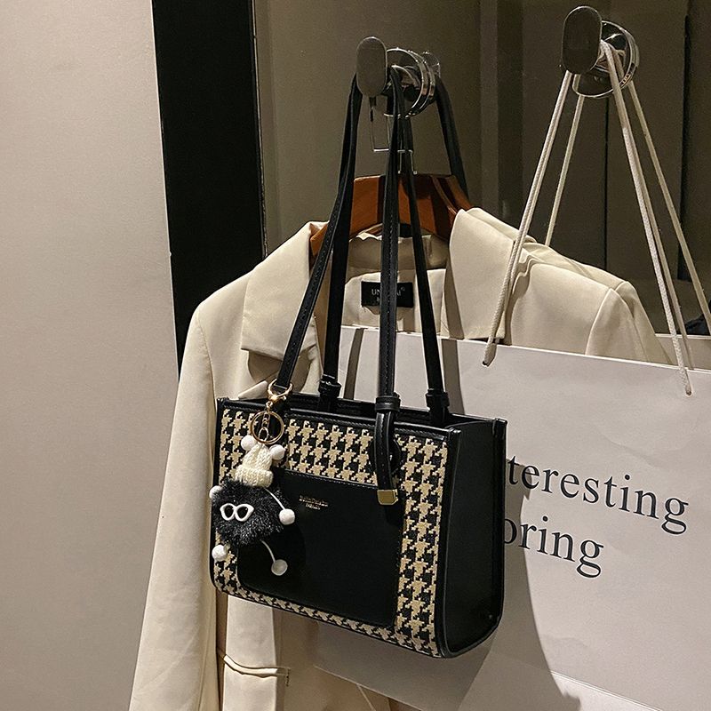 Große Damen Tragetasche, Stilvolle Schultertasche Für Den Herbst_voghion.com