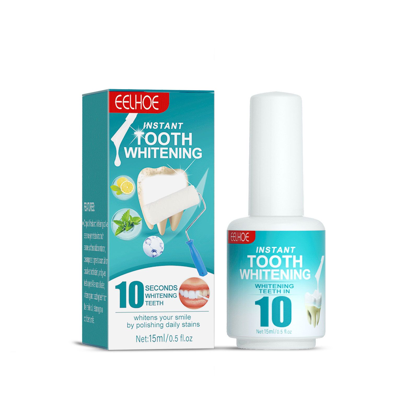 Lo sbiancamento dei denti rimuove macchie di fumo, alito cattivo, tartaro, precipitazioni anti pigmento, vernice dentale per l'igiene orale_voghion.com