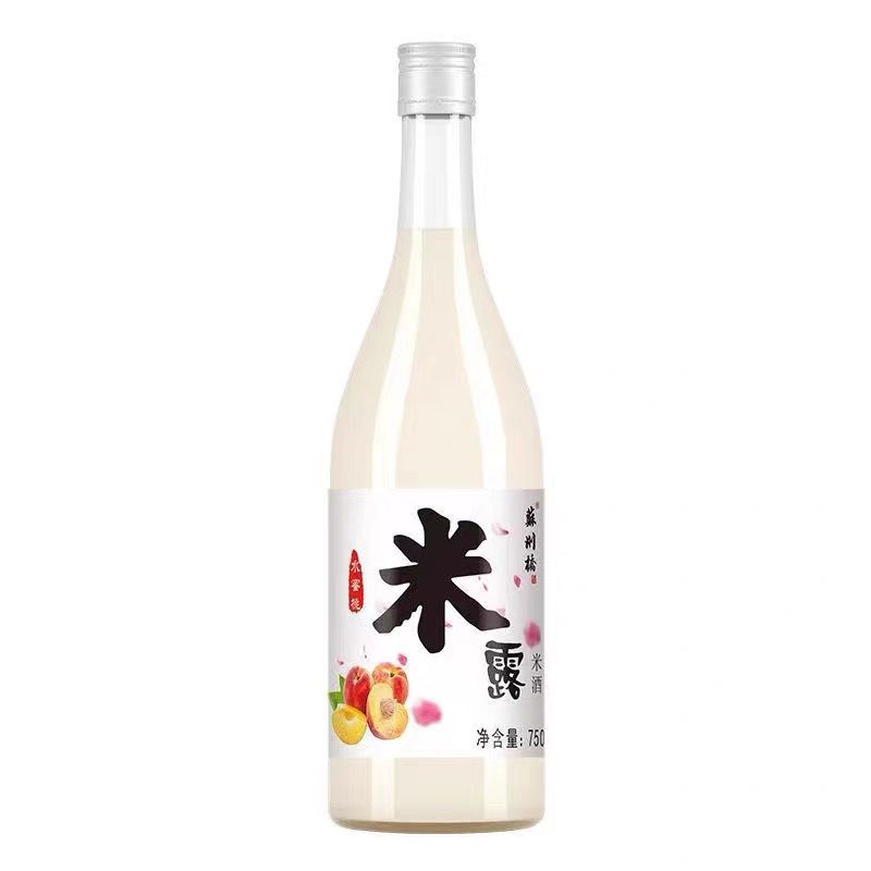 6瓶苏州桥米露蜜桃味