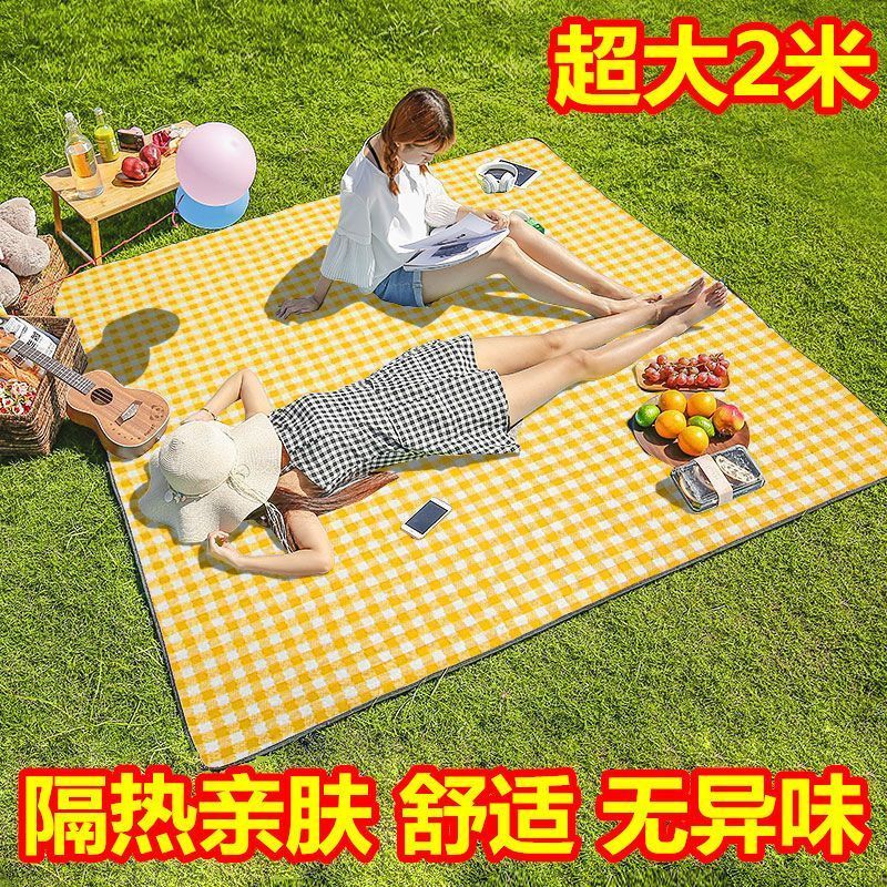 野餐垫便携野餐地垫户外加厚垫子防潮垫沙滩垫草坪地垫郊游玩野炊