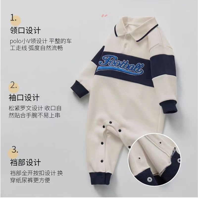 Baby jumpsuits, spring and autumn styles, newborn male and female baby clothes, thin harem clothes, super cute toddler spring outing clothes