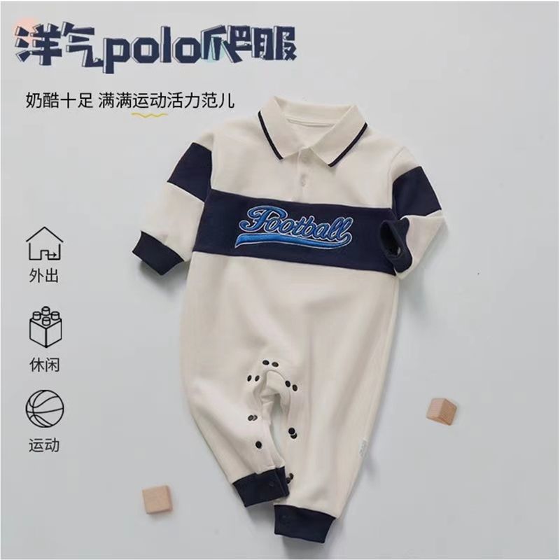 Baby jumpsuits, spring and autumn styles, newborn male and female baby clothes, thin harem clothes, super cute toddler spring outing clothes