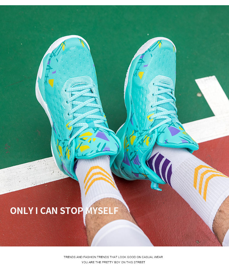High elastic and super loud basketball shoes for men, high top carbon board technology boots, professional cushioning_voghion.com