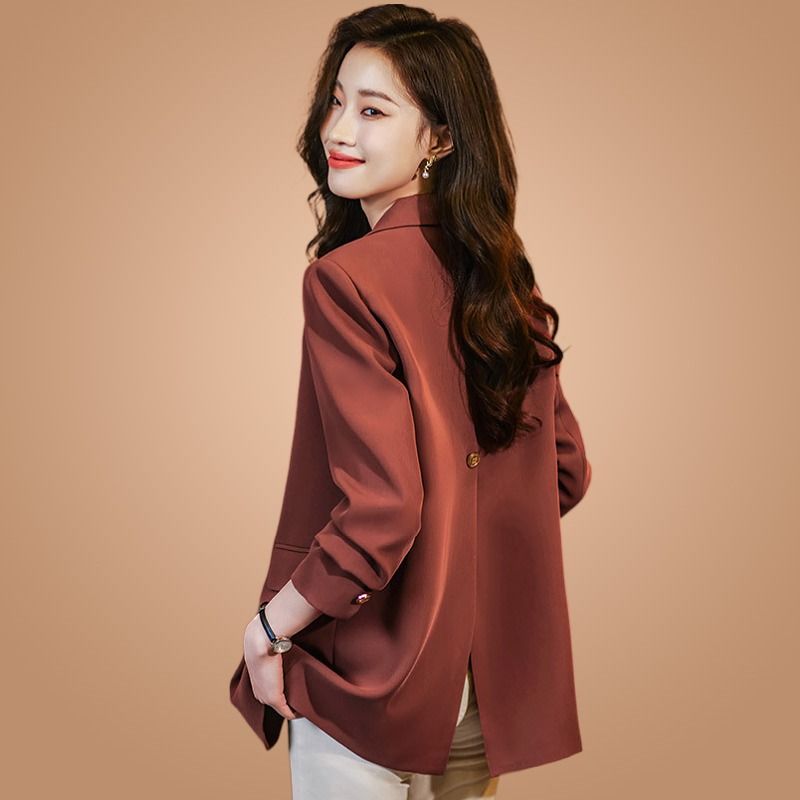 High-end suit jacket women's 2023 new spring and autumn temperament casual small Korean version of slim slim small suit