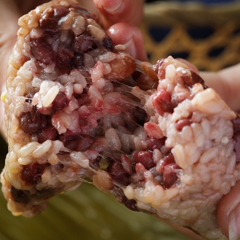 每个100克真空包装熟粽子蜜枣粽原味红豆八宝黑米端午早餐即食