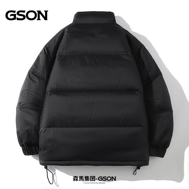 GSON90白鸭绒羽绒服男冬季2023新款韩版潮流百搭保暖外套