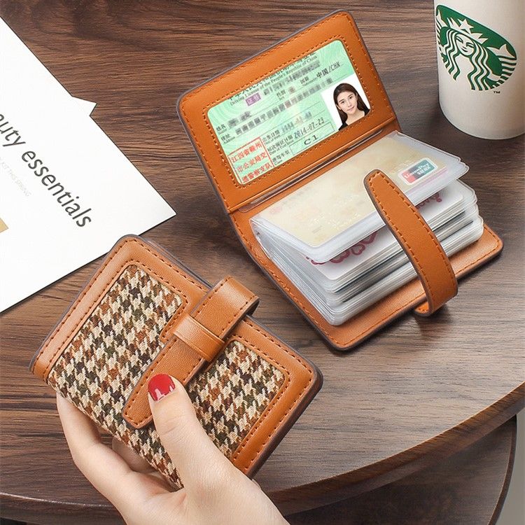 驾驶证卡包女士小巧新款大容量多卡位证件位高级感潮银行信用卡套