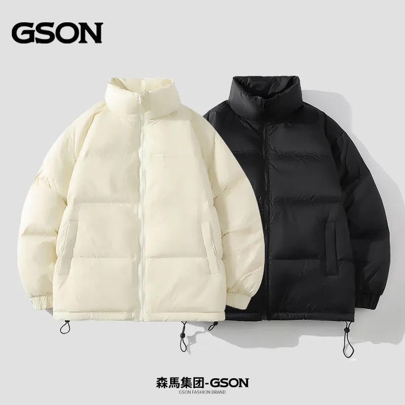 GSON90白鸭绒羽绒服男冬季2023新款韩版潮流百搭保暖外套