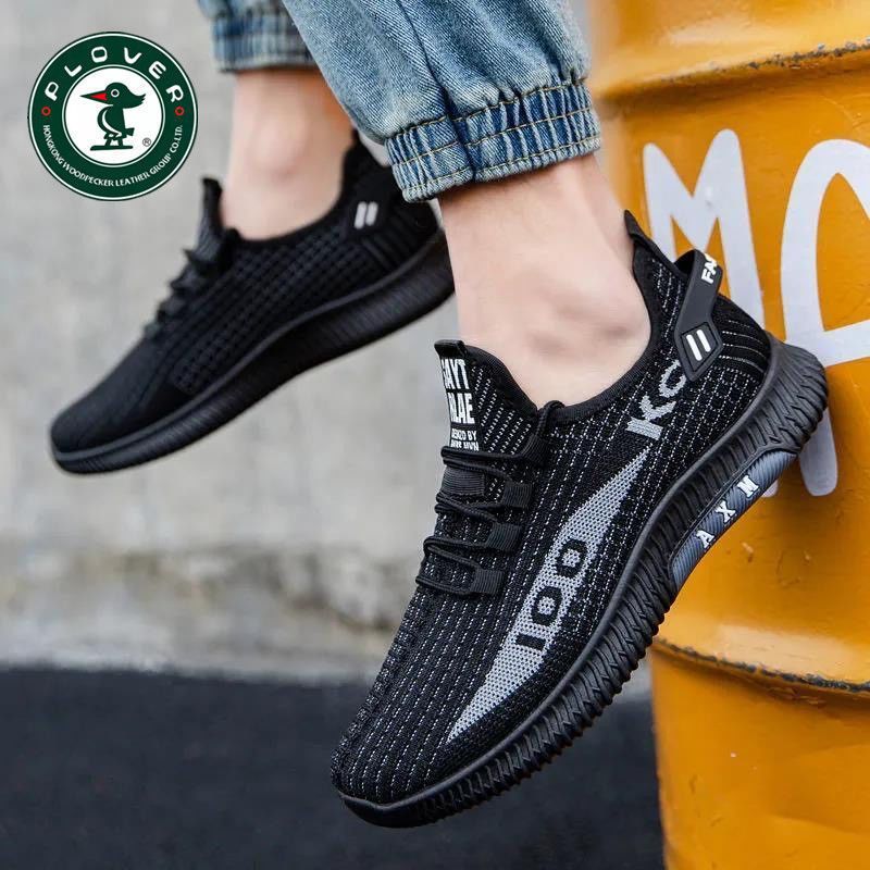 Woodpecker breaking code processing summer breathable all-match Korean sports and leisure shoes outdoor running shoes non-slip work shoes