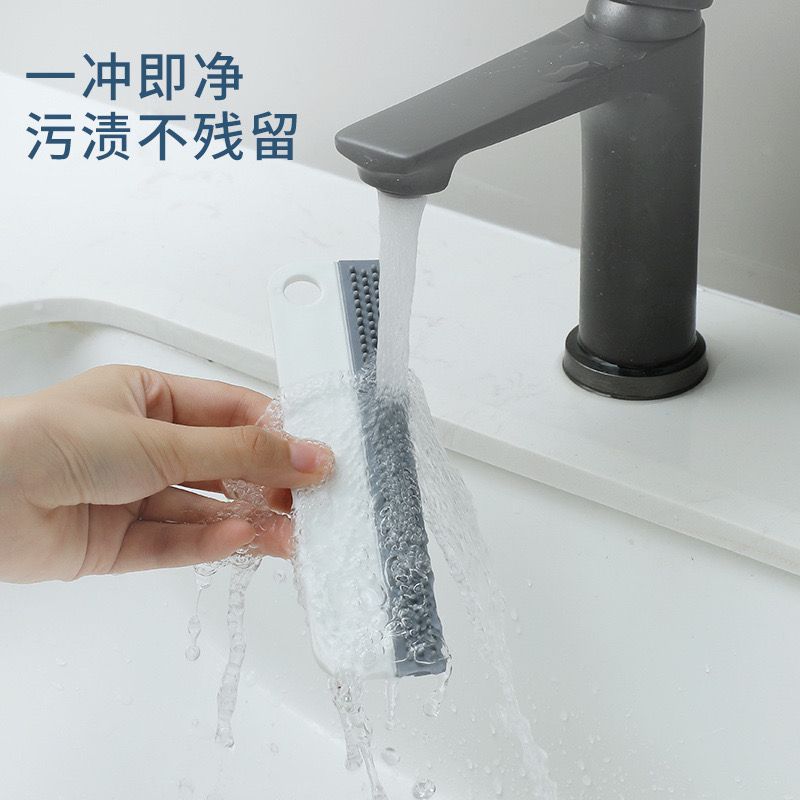 Glass cleaning artifact cleaner household silicone window glass wiper floor scraper retractable glass wiper blade
