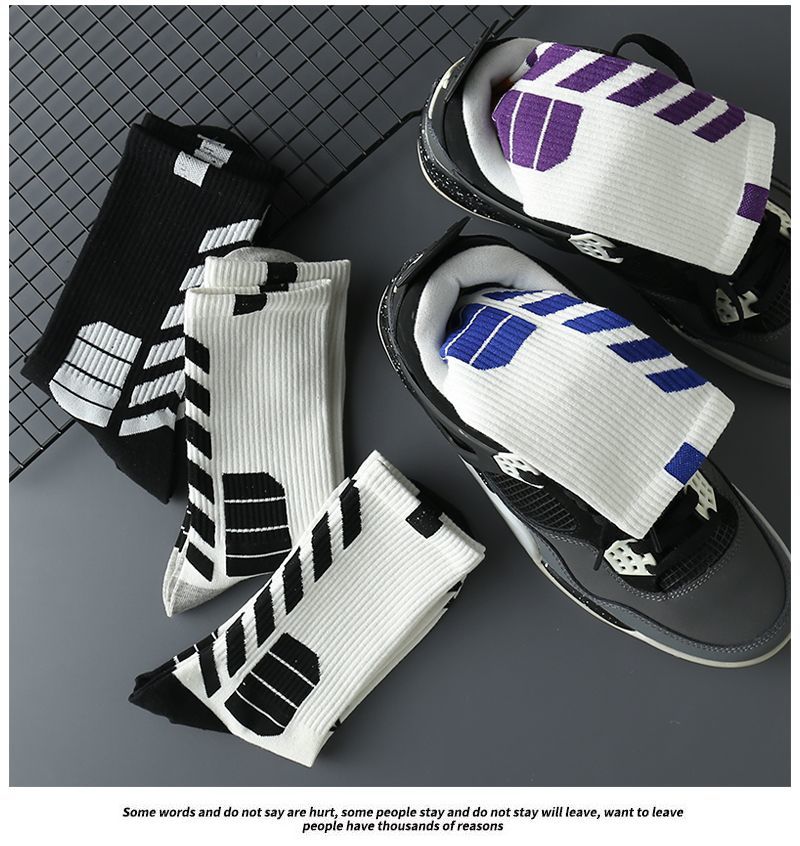 Basketball socks, sports socks, men's long sleeves, high top, men's medium sleeves, American style practical training_voghion.com