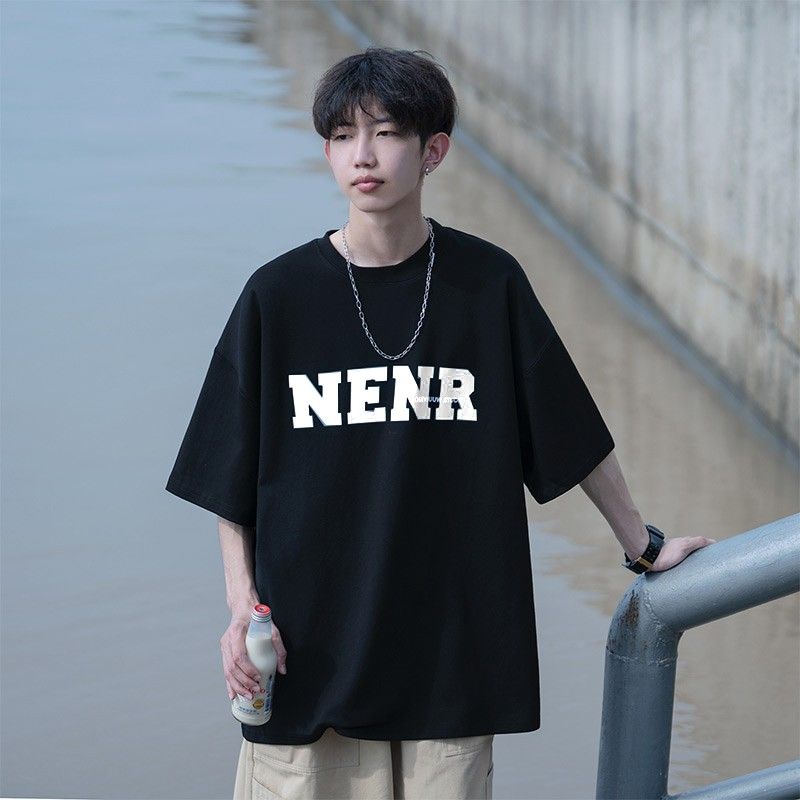 Japanese cityboy short-sleeved t-shirt men's 2023 summer new trendy brand casual loose t-shirt tops