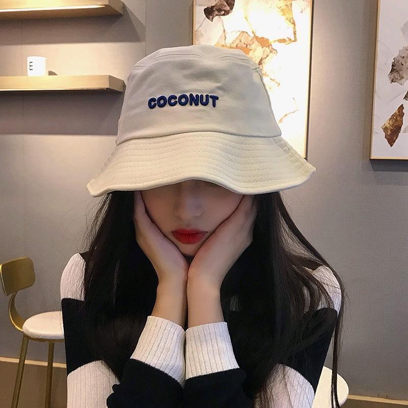Cotton plus size fisherman hat big head circumference men's and women's hats spring and summer couples outdoor sunshade dustproof plain face small face
