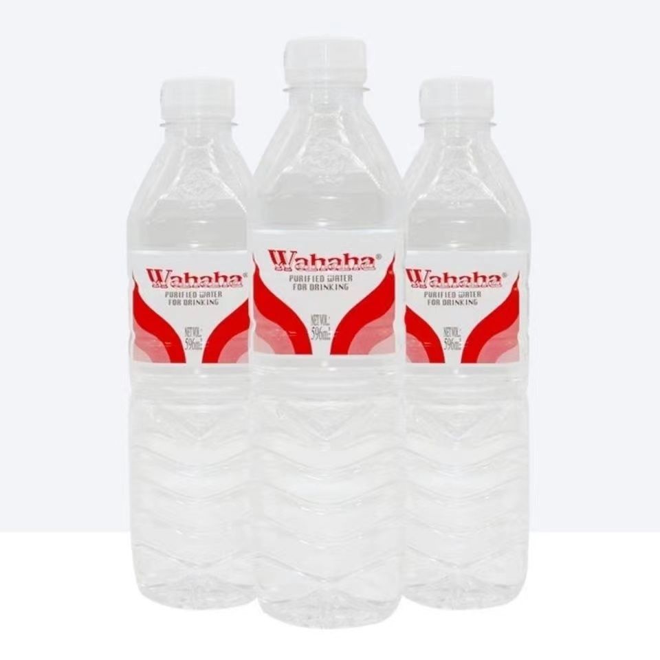 仓库直发娃哈.哈纯净水596ml*12瓶健康饮用矿泉水