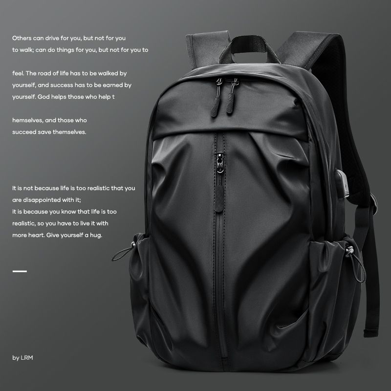 Backpack Men's Business Leisure Computer Bag Waterproof Travel Bag Trendy Student School Bag Female Backpack School Bag