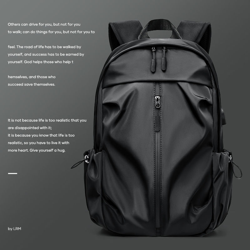 Backpack Men's Business Leisure Computer Bag Waterproof Travel Bag Trendy Student School Bag Female Backpack School Bag