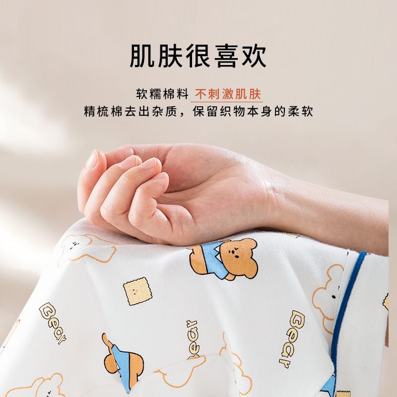 Children's high-end pajamas new spring and autumn girls' home clothes long-sleeved pure cotton big children's autumn clothes and long pants girls' suits