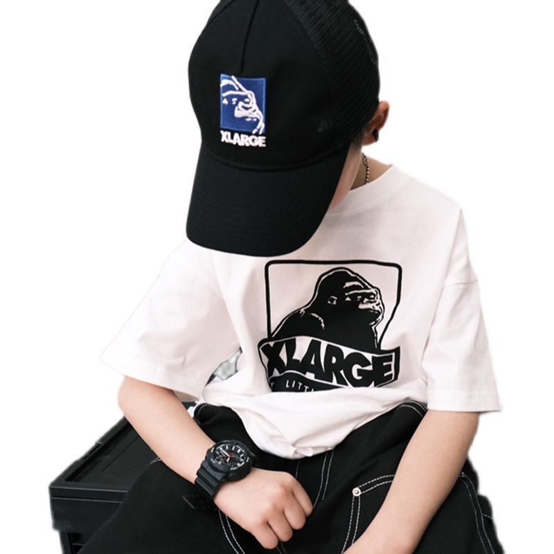 男童纯棉夏季短袖韩版体恤中大童装圆领儿童时髦T恤洋气休闲上衣