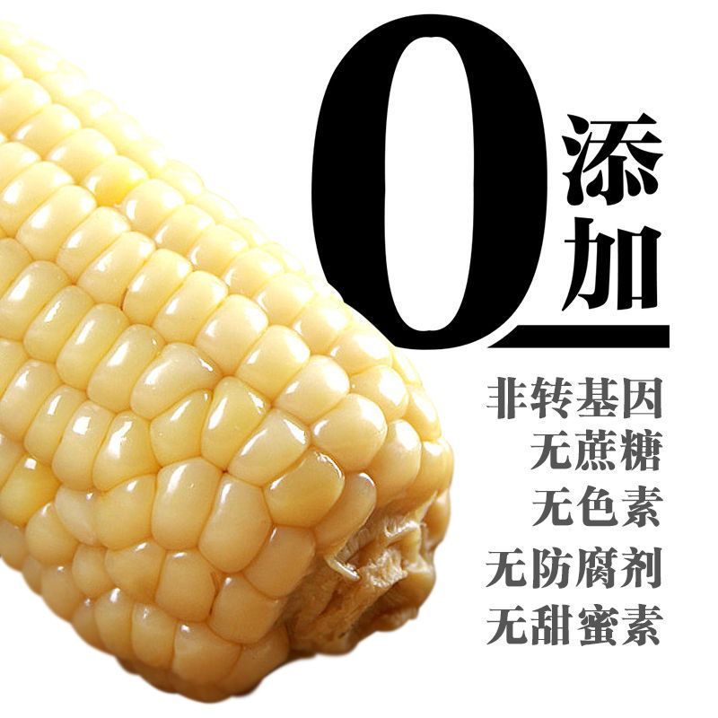 长白山【白糯玉米段】10个1500克0添加自有农场低卡真空包装罐头