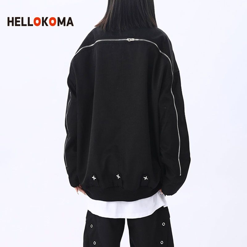 HK Japanese early spring wear a niche new college wind jacket women's jacket couple outfit ins flight suit jacket male