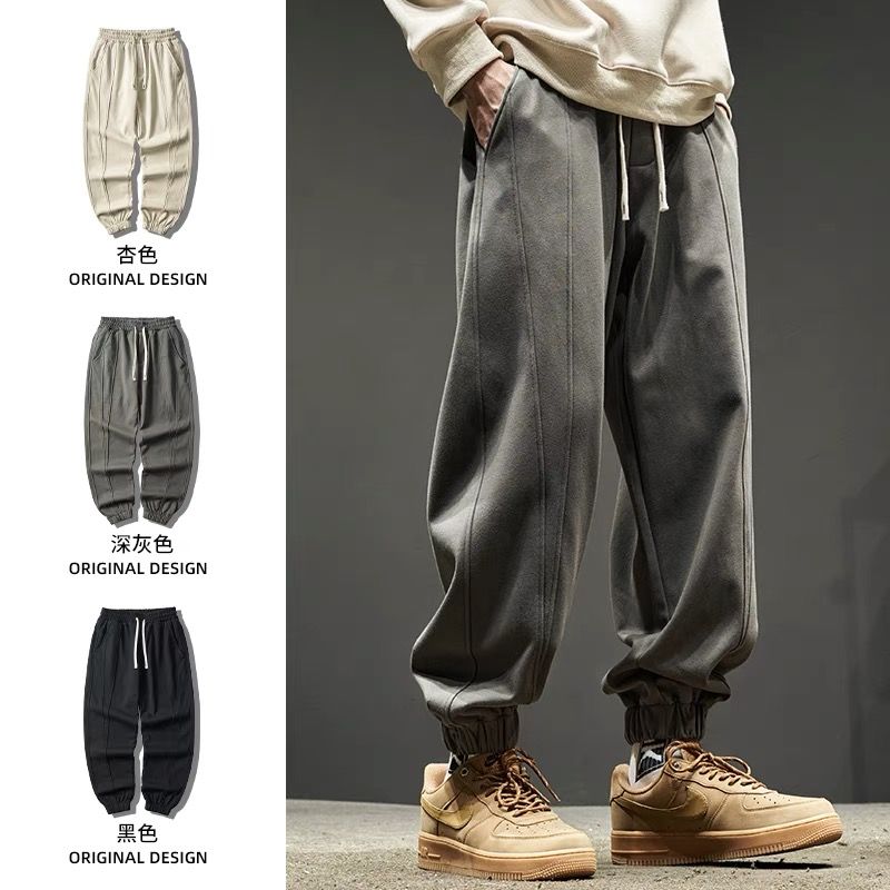 Men's trousers trendy brand American-style trousers men's sports pants spring men's trousers casual trousers men's summer overalls