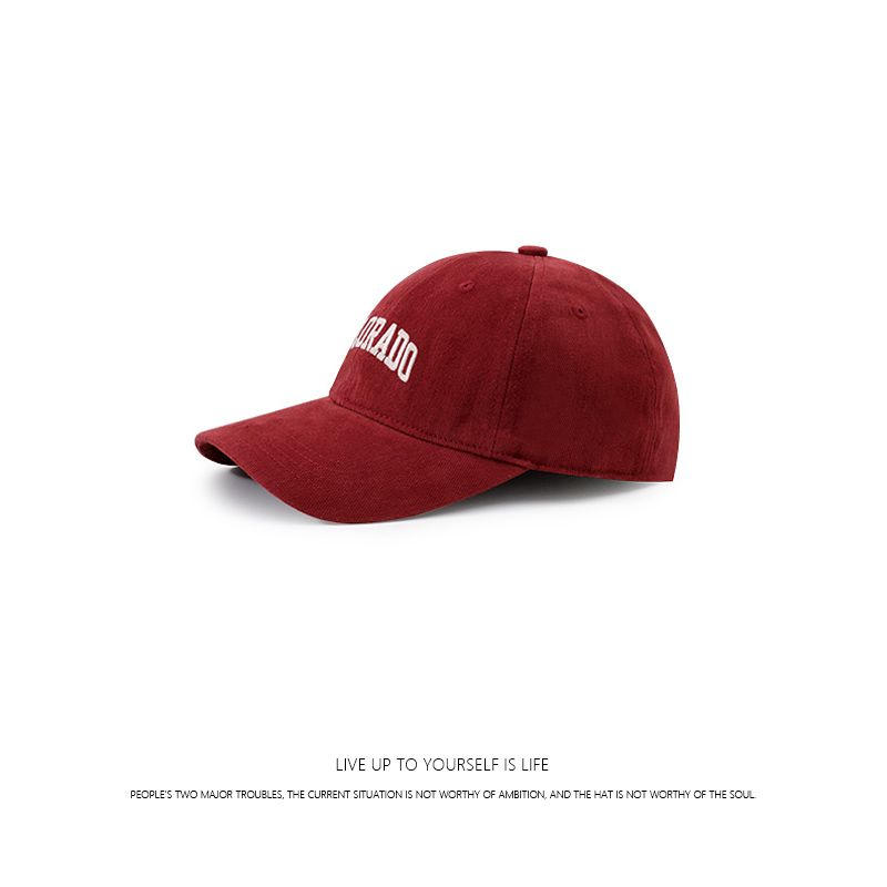 Hat men's spring and summer peaked cap female show face small big head circumference ins trendy brand Korean version all-match embroidery baseball cap