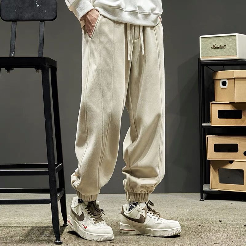 Men's trousers trendy brand American-style trousers men's sports pants spring men's trousers casual trousers men's summer overalls