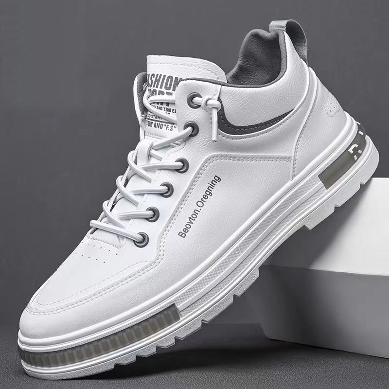 2023 new spring men's shoes non-slip soft-soled shoes men's trendy all-match casual sneakers basketball high-top trendy shoes