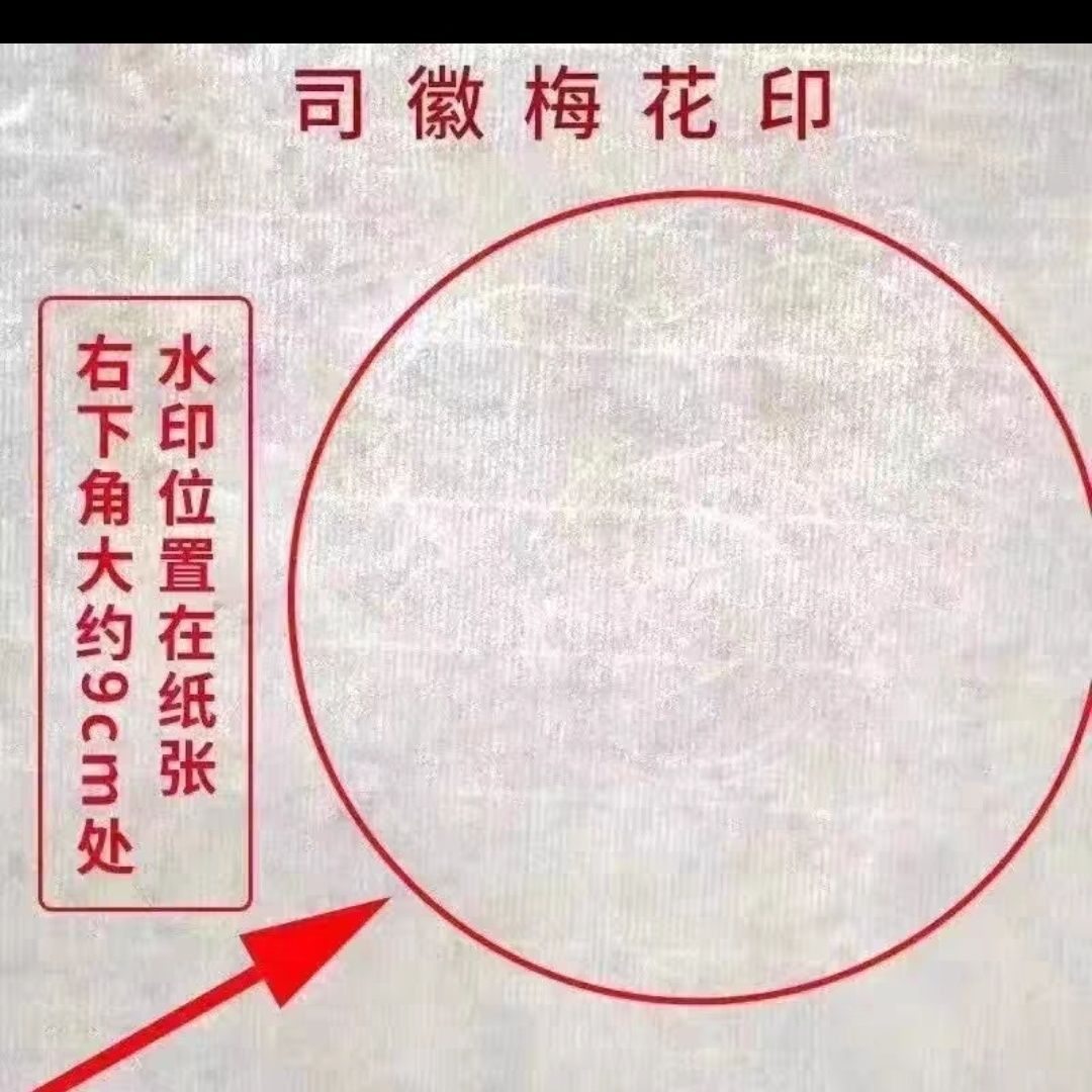 宅急便は割引特典対象！ １００枚 三星牌 吉白棉料四尺單宣 安徽省径県