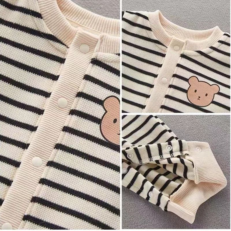 Baby jumpsuits, spring and autumn styles, newborn male and female baby clothes, thin harem clothes, super cute toddler spring outing clothes