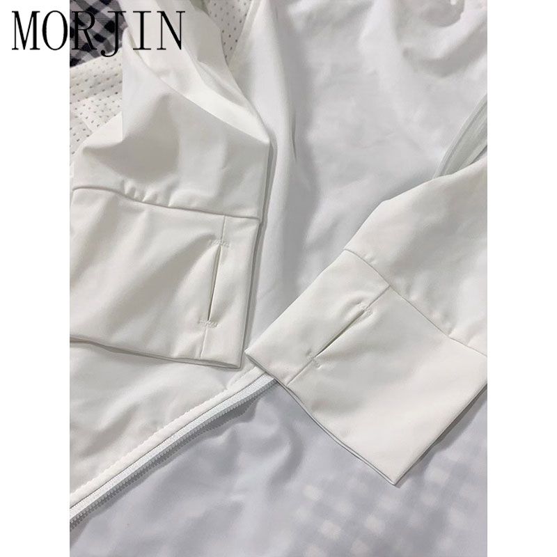 MORJIN sun protection clothing 2023 spring new simple cardigan sun protection clothing women's summer light and breathable loose top