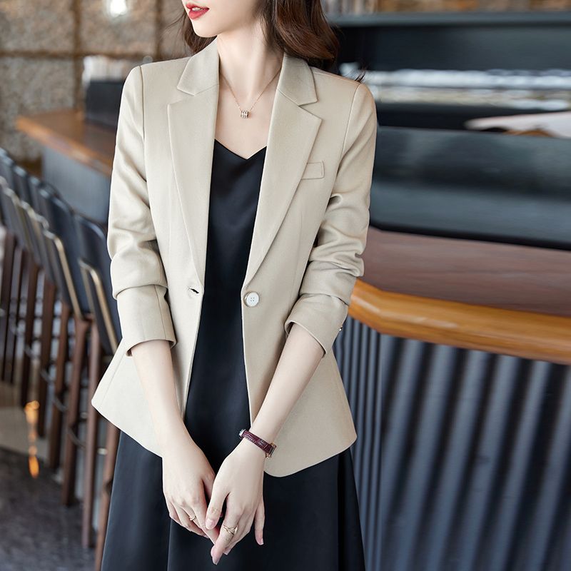 Korean style high-end design goddess fan suit  spring and autumn new small fashion trend suit jacket