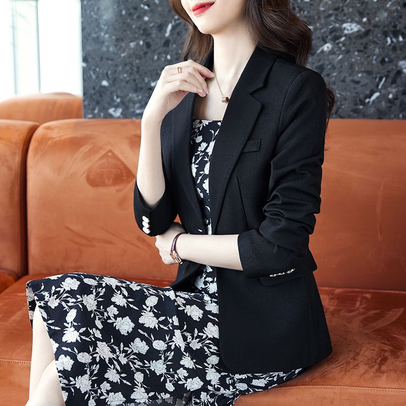 Korean style high-end design goddess fan suit  spring and autumn new small fashion trend suit jacket