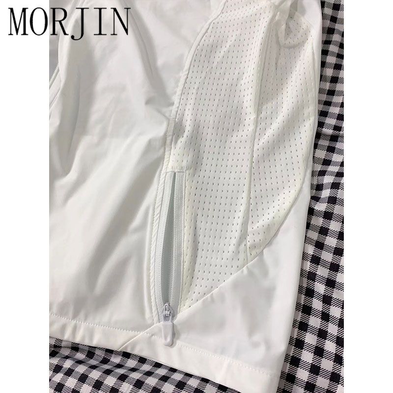 MORJIN sun protection clothing 2023 spring new simple cardigan sun protection clothing women's summer light and breathable loose top
