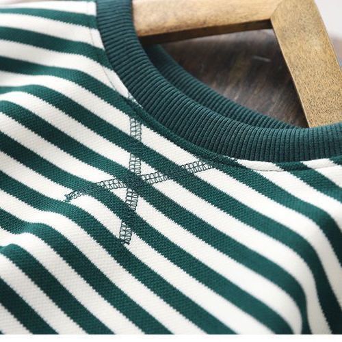 Boys' sweater spring clothes autumn style fried street foreign style children's bottoming shirt girls 2023 new round neck tops spring clothes