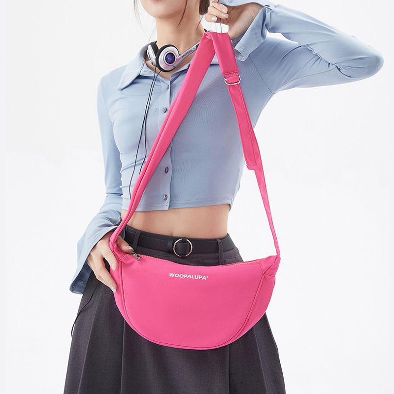 Students in class commuting bag female  new canvas bag dumpling bag niche casual all-match one-shoulder Messenger bag