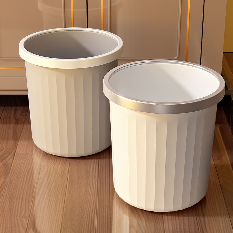 卫生间垃圾桶家用宿舍卧室厨房大口径圆形垃圾桶收纳桶办公室纸篓