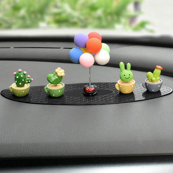 车载摆件个创意车内装饰品可爱女网红汽车中控台漂亮摇头小植物