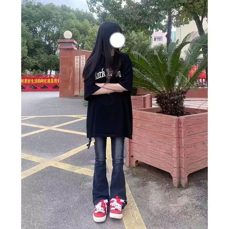 100%純棉丅恤短袖女學生夏季新款歐美潮牌小眾寬鬆半袖ins上衣服