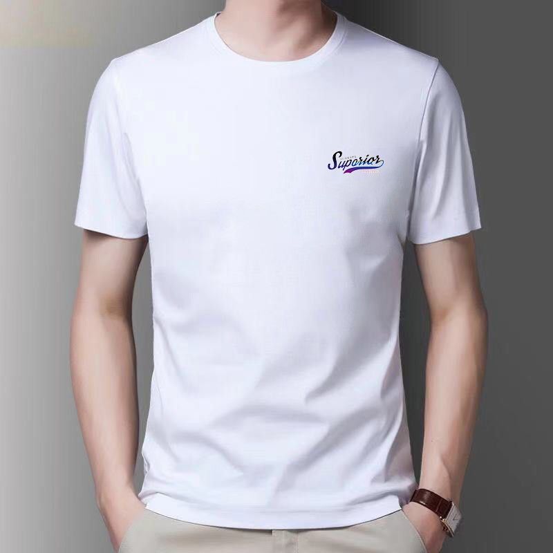 Summer  men's short-sleeved t-shirt bottoming shirt men's round neck t-shirt trendy half-sleeved top clothes students 1/2 piece