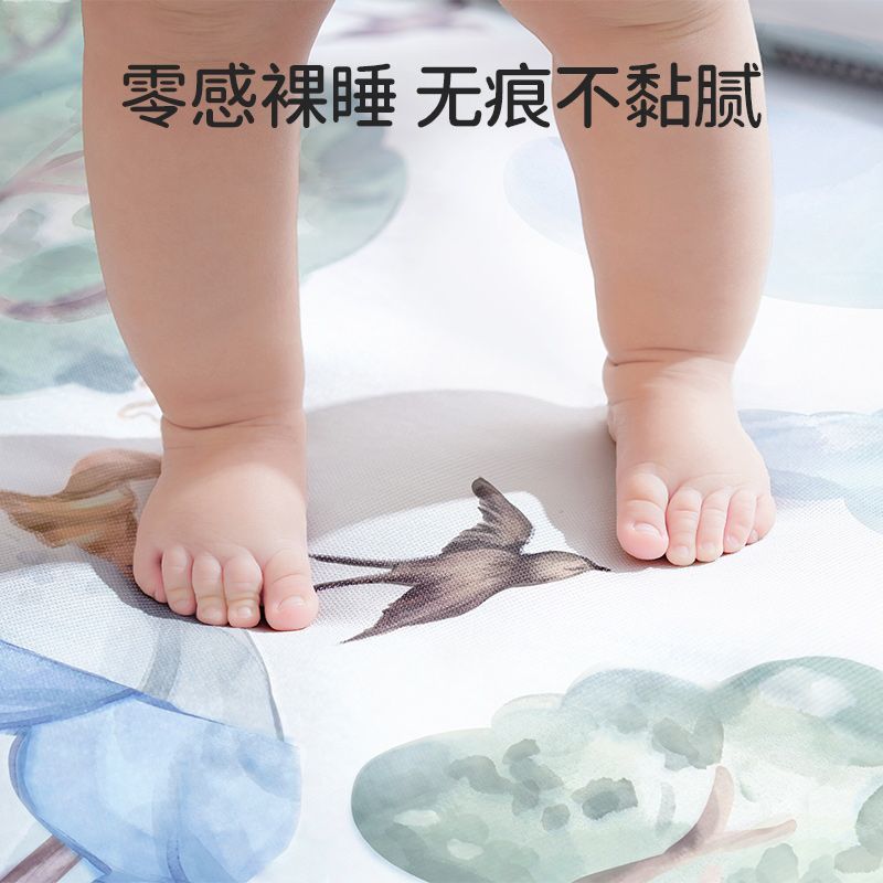 欧孕婴儿冰丝凉席宝宝儿童幼儿园席子透气可水洗拼接床婴儿床凉席